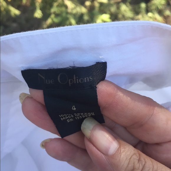 Nue Options cotton knee length  white lace skirt - Picture 4 of 12